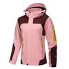 Vestes pour femmes veste de pluie féminine légère arc extérieur actif avec capuchon d'hiver de capuche amovible pour femmes