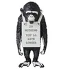 Arte moderna Banksy Monkey Street Monkey in bianco e nero Statue Creative Resin Artcraft Non fare nulla, vivi Ornament più lungo2311582