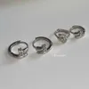Trendiga nagelstil örhängen minimalistisk och mångsidig design med diamant inlagda naglar sensorisk örhänge med vagn original örhängen