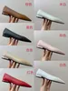 stylishbox ~24041704 40/41/42 7 colors pointed toe flats shoes genuine leather calfskin classic simplicity brown red white black beige pink ivory