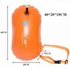 PVC Natation bouée Sécurité Float Air Dry Sac Town Float Swimation Flatation Fllotation Pull Sac de taille anti-nave