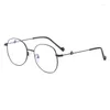 Sonnenbrillen Frames Breite -136 Frauen Stern Tempel Brillenrahmen Ultra -Licht unregelmäßige leguläre optische Myopie weibliche Lesebrille Spektakel