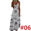 Grundläggande avslappnade klänningar Designer Dress Summer New Women's Dress Slim Fit and Slim Look Flower Suspendered Dress