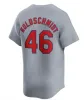 2024 Jersey de baseball bon marché personnalisé Walker Lars Nootbaar Nolan Arenado Stan Musial Adam Wainwright Paul Goldschmidt Albert Pujols Smith Contreras Dejong Herrera