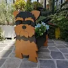 Pflanzer Töpfe Garten Blumenpot Hund geformtes Pflanze Shiba Inu Mastiff Kane Terrier Havanna Vase DIY PVC Garden Home Dekoration Q240429