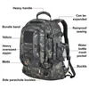LQARMY 60L Military Tactical Backpack Army Molle Assault Rucksack Outdoor Travel Hiking Rucksacks Camping Hunting mochila hombre 240425