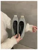 Casual Shoes Mode Cord -Flats Ballett Frauen Square Zeh Slip auf Ladungsstätten Moccasin Flat Heel Ballerinas Ladies Mujer