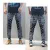 Herrbyxor Polyester Bandana Paisley Pants Jogging Mens Sports Pants Tracksuit Harajuku Trousers Spring Hip-Hop Streetwearl2405