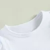 Set di abbigliamento per bambini piccoli bambine estate t-shirt a maniche corte e shorts in denim elastico bandage