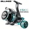 Billings DK 1000 ~ 7000 Series5.2 1 Rare Ratio222lB Max Dragcnc Metal Spoolspinning Visserij REELFOR ZOUTWATER Zoutwater 240417