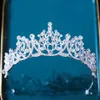 Tiaras Bride Crown Drop Crystal Tiara for Women Girls Birthday Party Dress Tiara Elegante Queen Bridal Headwear Acessórios