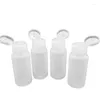 Opslagflessen 100 stcs 10 ml-50 ml draagbare lege plastic squeezable flip cap dispenser containers voor vloeibare shampoo conditioner lotions