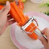 430 in acciaio inossidabile 2 in 1 Zestri multifunzionale Zestri in acciaio Peeler Grattur Taglier verdure di verdure Corella Cucina Cucina Cucina 2024430