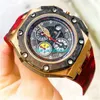 Luxury Watches APS factory Audemar Pigue Grand Prix Royal Oak Offshore Rose Gold 26290ro.oo.a001ve.01 st2T