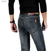 Jeans masculins 2024 automne news mens mode jeans affaires décontractées élastique slim jeans pantalon classique jeans mens y2k mens jeans wx