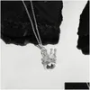 Collane a ciondolo 18k oro 925 sier diamond long cross designer collana classica di lusso per uomini donne femmini
