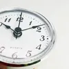 Klockor tillbehör miniatyr modern klocka insats huvud med arabisk siffra metallfodral plastfront passar 61mm/2.40 -tums diameter hål