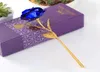 Decoratieve bloemen kransen 2021 Valentine039S Day Creative Cadeau 24K FOIL GEPLATED ROSE GOUD Dast Forever Love Wedding Decor SO9793072