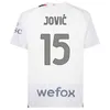 4xl 23/24/25 4th Giroud Soccer Jerseys ac Готический шрифт Jovic rafa leao pulisic tomori theo bennacer chukwueze calabria florenzi okafor men gitd kit kit sock football рубашки рубашки