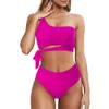 Kobiety stroju kąpielowego 2024 Swimsuit Women Nowy pojedynczy pasek bikini rozdzielony body kamizelki kąpiel