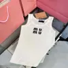 Mui Shirt Woman Designer Vêtes Tshirts Summer Womens T Tanks Diamond broderie T-shirts Imprimé Tops Tops Short Outwea Ropamujer Précédent Mui Mui Shirt 657