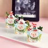 Декоративные цветы симуляция кекс холодильники наклейки на рождественские десертные торт