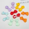 Party Favor 12pcs/Zestaw Śliczne solidne wstążki klipsy Bowknot Dziewczyny ręcznie robione łuki do włosów Dzieci na nakrycia głowy mini łuk-kalot barrettes T9i002631