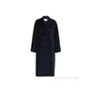 Elegant Fashion Luxury Designer Coat Cashmere Coat Lool Blend Blend Women's Coat 101801 Classic Double-côté laine en laine Loose Blue Blue Maxmaras