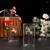 Kerzenhalter Glass Tea Licht Halter 3PCS Clear Stand Lights für Hochzeitsfeier Mittelstücke Tisch