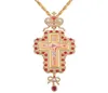 colar de colar de pérolas de pérola de 120cm de 120 cm de pérola colar colar de cristal de ouro bishop ortodoxo bishop bishop bishop cross for bish5864601