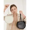 Tas vintage round box dames schoudertassen krokodil cirkel handtassen ontwerper trekkoord famale crossbody luxe lederen zadel