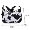 Bag Vintage Design Women Schulter Messengerinnen weibliche Crossbody -Taschen Mode Kuh Zebra Druck Handtiere Totes Totes Totes