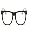 Men Women Fashion -bril op frame -naam Brandontwerper Plain Glasses Optische brillen Myopie Oculos 265T