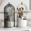 Cosmetic Organizer Rotating Makeup Brush Storage 360 Holder Used for Dressing Bathroom Bedroom Changing Room Q240429