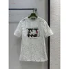 Brand Same Style Women's 2024 New Spring Summer O Neck Short Sleeve Fashion Runway T-shirt Designer Tops 0427-13