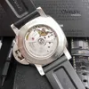 Montre mécanique de luxe magnifique surclace de bracelet en cuir vintage pereii lumino série pam01312 watch mens watch automatique de montre mécanique date affichage précis