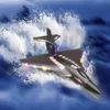 RC Plane Foam Waterland en Air Raptor Waterdichte vliegtuig Borstelloze motor Fixed Wing Gliding Elektrisch model Drone Boy Toy Gift 240430
