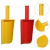 Sand Play Water Fun Playa Plastic Mango corto Spade Sand Coste de arena Kit de arena de arena Red amarillo juguetes de jardinería de jardinería Digging D240429