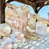 Café marrom balão guirlanda arco kit kit de casamento de aniversário decoração crianças baloon chuveiro de bebê globos khaki areia látex ballon 240429