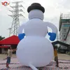 Jeux publicités Activités gonflables 10m 33 pieds de haut Carton de bonhomme de neige gonflable de Noël de haut