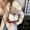 Evening Bags Saddle Shoulder Side 2024 Winter Designer Trend Crossbody Bag Small Leather Fashion Handbags And Purses