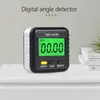 Digitalwinkel -Findermessel 360 Grad Mini Digitaler Protermesser Magnetwinkel Würfel Elektronische LCD -Anzeige 240429