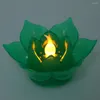 Kaarsenhouders Boeddha Meditatie Plastic lotus Tealight Holder Home Decor Wedding Votief Activiteit Verjaardagsfeestje 7 kleuren