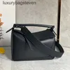 Loeiwe High -End -Designer -Taschen für Frauen Puzle -Serie Trendy Herren/Frauenbeutel Neue Mini Geometrie -Tasche Buchstabelle kleine Schultergurt kleine Crossbody -Handtasche 1: 1 mit Logo, Schachtel