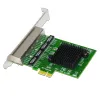 Kort H1111Z nätverkskort LAN -kort Ethernet Network Adapter Ethernet LAN Adapter Network Card 4 Port RJ45 PCI Express GRATIS Internet