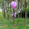 Trädgårdsdekorationer Rainbow Air Balloon Wind Spinners Pinwheels Whirligigs Windmill Toys For Kid Yard Decor Outdoor Lawn Decoration