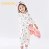 Kledingsets Balabala Toddler Girl onesie zomer ademend comfortabele cartoon schattige katoenen pyjama's thuiskleding