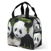 Aufbewahrungstaschen Panda40insulierte Lunchagentasche Langlebige wiederverwendbare Boxen für Männer Frauen Reisen Picknick