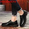 Casual schoenen Echte lederen mannen Stijlvolle Business Gentleman's comfortabele natuurlijke formele mode Oxfords For Man