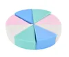 8pcslot Candy Color Triangle Shaped Makeup Sponge Soft Magic Face Cleaning Cosmetic Puff Cleansing Wash Face Makeup3416573